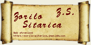Zorilo Sitarica vizit kartica